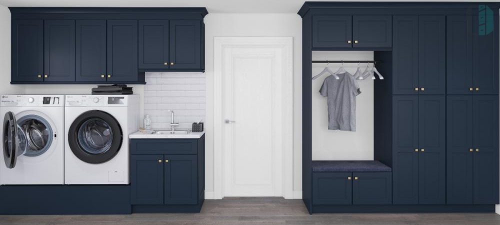 Shaker Cabinets for Laundry Room