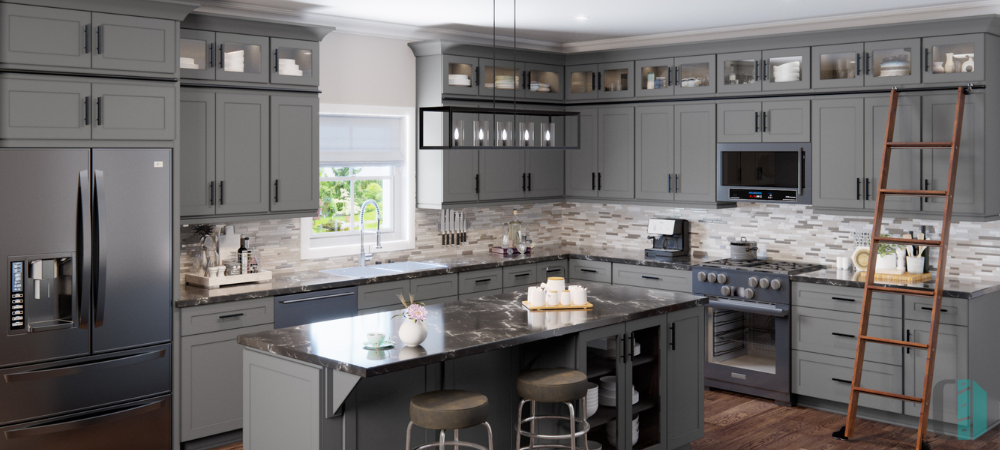 Shaker Gray Cabinets