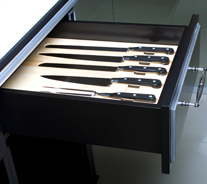 Dedicated Knife Drawer