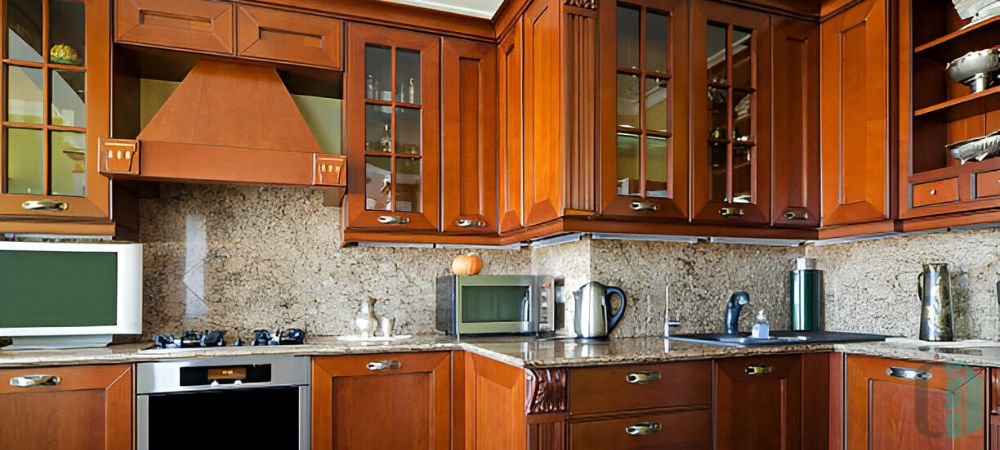 Dark Wood Cabinets